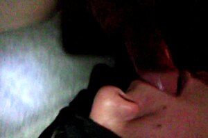 Blindfolded Wife Cumming on Cock