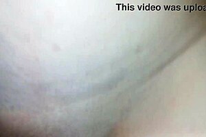 the naughty guy fucked me and came inside my shaved pussy