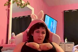 Playing With My Pussy And Huge Tits In Homemade Bbw Solo Masturbation