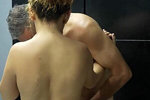 Stepfather gets tempted by stepdaughter's curvy big ass in panties during taboo roleplay.