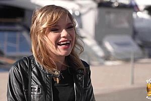 Thirsty blonde beauty Luth craves some action