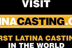 Tiny 18yo Colombian redhead rammed hard at amateur modeling casting 😏 with doggystyle and deepthroat missionary action