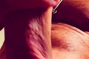 warming up my big cock solo before girl arrives from work