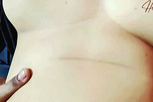 close-up pussy sex with this hot curvy auntie in bedroom