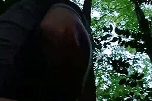 Mistress Kantalis Offers Bound Slave Ebed in Forest