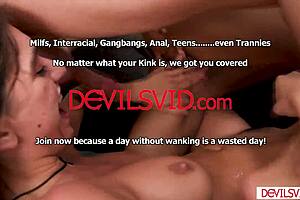 guy pounds ebony wife with squirting orgasm while face sitting her best friend in interracial threesome!