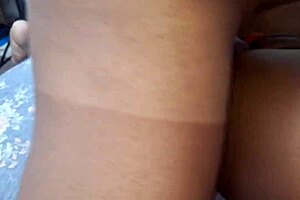 she lay down just in panties to tease her stepdad with small tits and muscular body