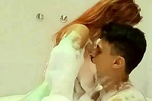 She met her hung friend at the hotel for their FIRST steamy encounter in LINGERIE.