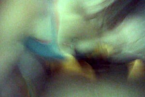 Reverse cowgirl position showcased in homemade amateur interracial riding scene.