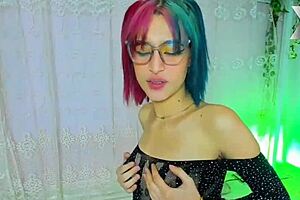 Eager latina bitches with big tits and wet pussies take big cock in group orgy