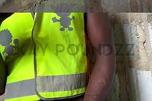 uh, most intense male moan ever with crazy cumshot while jerking off huge cock in public