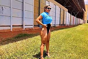 i love flashing my big tits and ass in public then taking a huge dick for anal fucking