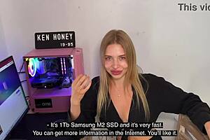 Blonde Teases You on Camera with Cute Outdoor Skinny Body and Panties