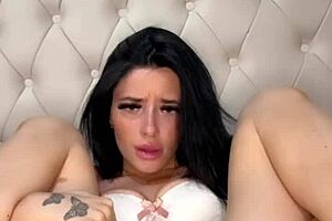 Hey, watch this teen American exchange student in solo masturbation fun.