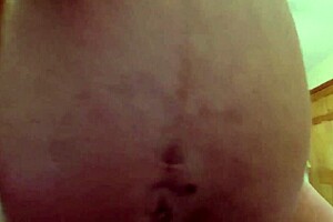 pregnant stepmom asks stepson to rub lotion all over her naked body