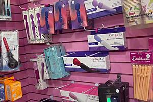 Oh Wow, Check Out This Wild Sex Shop Trip With Petite 18+ Mexican Hottie Sarah Rose In Lingerie And Tattoos!