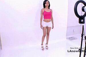 this petite 18+ model got totally seduced by the producer during her audition 😏