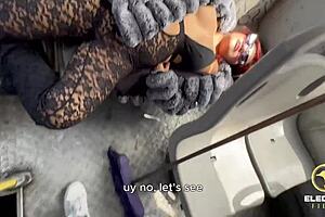 Peruvian Redhead Rides Bus Collector To Skip Fare Payment