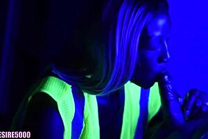 Blonde Milf Hints At Deepthroat Skills On Huge Black Cock During Outdoor Blowjob In Ship Yard Garden