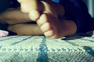 toes and more from sexy latina with petite ass waiting