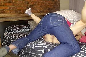 Fucking my 18 year old stepdaughter doggystyle before her boyfriend gets home from reality shaved pussy session