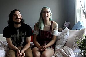 Lustery submission features Hunny and Tyler fucking hard with blowjob cum and orgasm in couple action