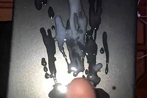 Pau grande solo masturbation with huge cock cumming liters