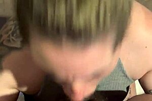 blonde latina slut enjoys deepthroating her friend's cock in homemade video