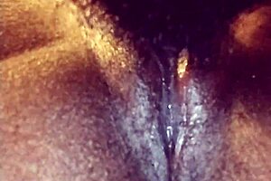 Panties lovers dive into up close ebony pussy licking orgasm