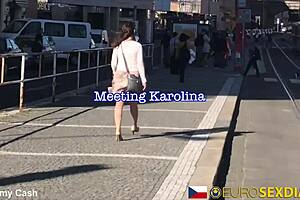 I picked up this sexy redhead milf while shopping in Prague and filled her with cock.