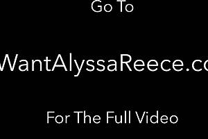 Virgin completes homework as loser under goddess Alyssa Reece