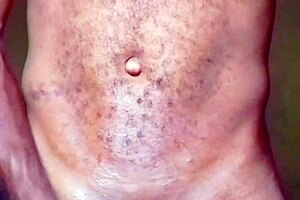 i touch my big black cock and ass after naked dancing alone