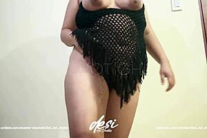 Why Tease With Indian Desi Erotic Dance Showing Big Boobs And Hairy Pussy When You Can Dive Right In?
