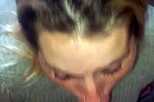 oh god, this is the last blowjob i'll ever give with cumshot and facial swallow...!!