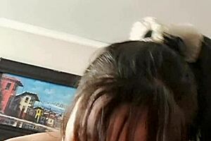 Intense Stepson Cumshot Session