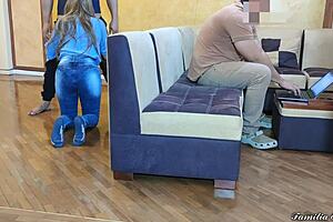 Brother's Wife Cheats with Me While Husband Works on Laptop in This Jav Wedding Scandal