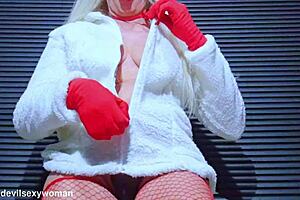 Check out this hot mature blonde showing her natural tits and delicious hairy pussy with tasty clit