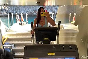 My Morning In Luxury Yacht Masturbating Outdoors!