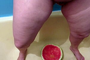 The busty milf indulged in her dirty fetish by pissing and washing with urine in the bathtub compilation.