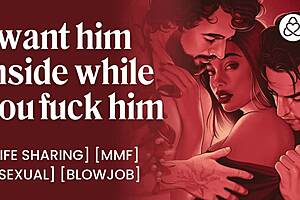 wife shared and fucked in every hole at christmas party - bisexual dp with husband and friend?