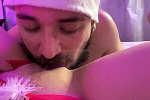 what if my christmas present was a big tits milf with deepthroat blowjob on big cock