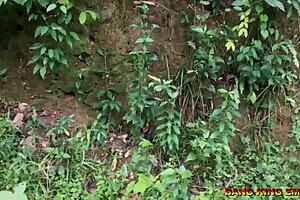 hey, as sex addicted wife i want you to fuck me hard anywhere on the stream path in village with big cock doggy