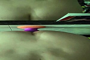 Wife dominates hubby with dildos in fishnets for rough anal fucking session