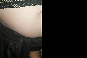 Blindfolded bisexual crossdresser gets fed his own pee by girlfriend in homemade amateur video with close-up humiliation.