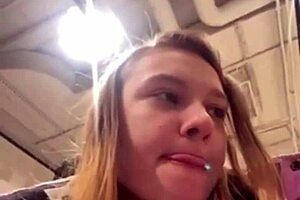 Public extreme squirting and fucking in changing room