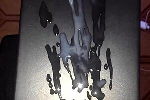 hey that big white cock is cumming hard