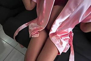 skinny big ass enjoys black cock in her pussy