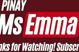 This amateur cute Filipina Ms Emma sucks a big dildo in solo blowjob, teasing who wants to be next.