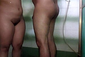 The First Shower with My Stepsister She Invited Me to Shave Together