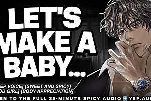 Sweet husband roleplay audio about caring impregnation desire